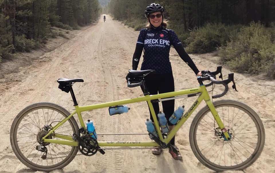 Quick break during the Oregon Trail gravel race 2019