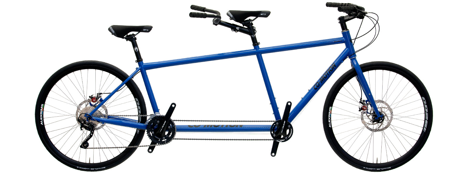 blue co-motion cycles tandem bike